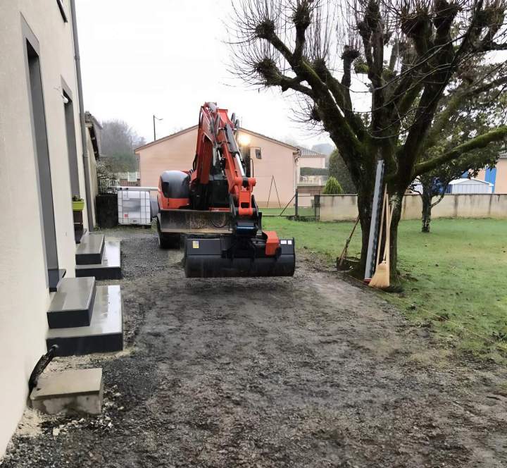 Travaux de terrassement à Albi